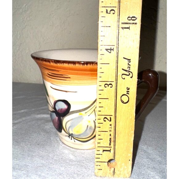 Hand-Painted Ceramic Mug Tuscany Suites & Casino Las Vegas Design 4" Tall - Picture 5 of 5